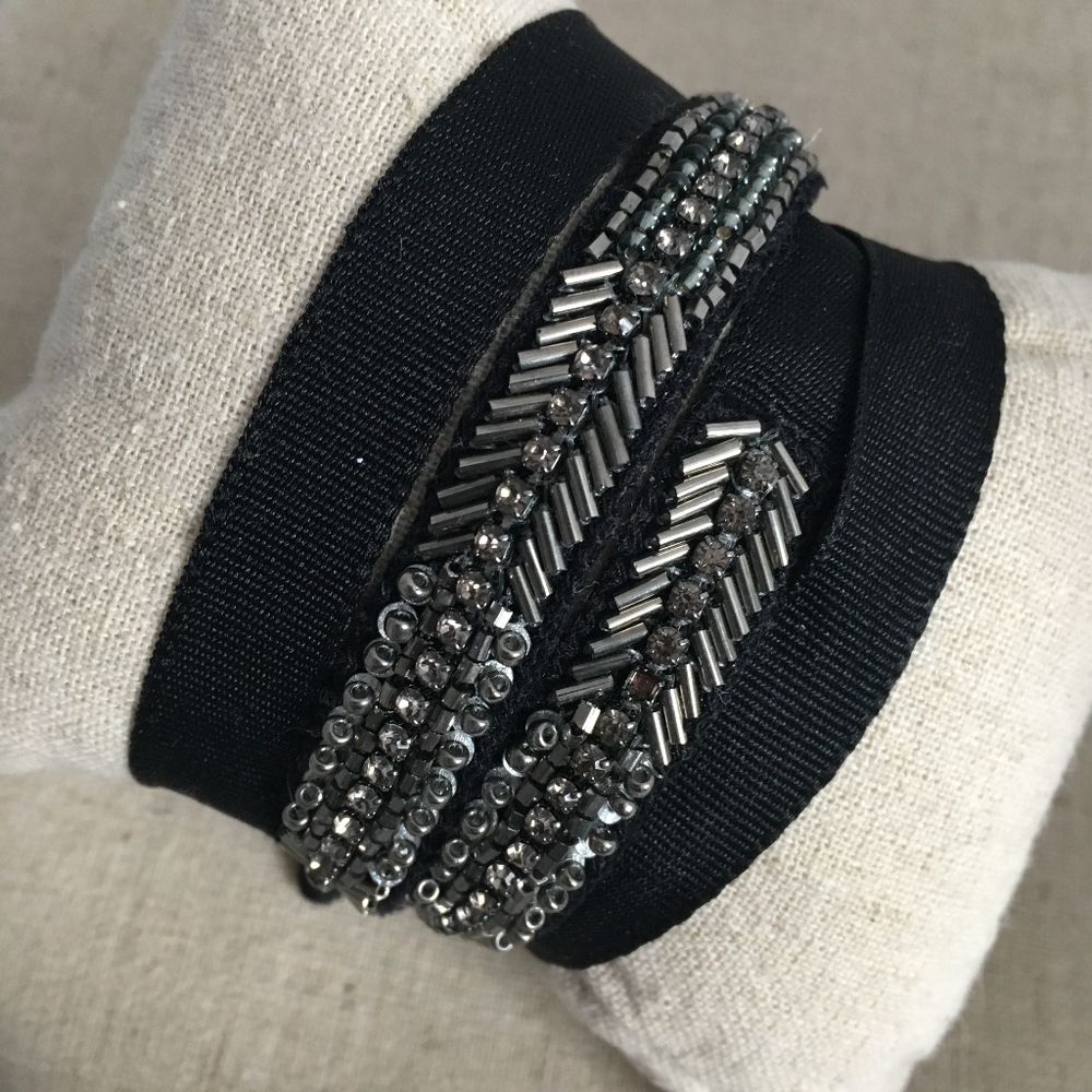 Stella & Dot Embroidered Emme Necklace